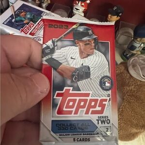 50 packs of Topps 2023 Series Two Baseball Cards - Red and White